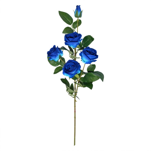 5 Cabezas De Rosa, Rosa De Tallo Largo, Rosa De Franela, Decoración Para Bodas Y Festivales