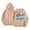 Khaki, variant on IWRICH Kids Sweatshirt Graphic Hoodies for Boys Girls Letter Print Casual Long Sleeve Drawstring Pullover Tops with Pocket,Size 2-13 Years White 90