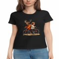 thumbnail image 2 of Whimsical Animal Friends Graphic Tee / T-Shirt, 2 of 9