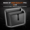 thumbnail image 6 of Ghojet Universal Front Seat Car Organizer 2 Grids Car Storage Box Reusable Adhesive Car Pocket Holder Carbon Fiber Car Storage Case Auto Accessories for Phone Eyeglasses ID Card Wallet Coin Key, 6 of 9