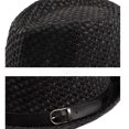 thumbnail image 5 of Holzkary Fedora Hat Wide Brim Summer Beach Sun Cap Panama Hat for Men Women Summer Hat Mens Wide Brim Hats for Women Trilby Hat Straw Sun Hat Black One Size, 5 of 5