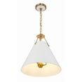 thumbnail image 4 of Crystorama Xavier 3 Light Vibrant Gold Pendant - 16"W x 16.5"H x 16"D, 4 of 11