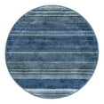 thumbnail image 3 of Unique Loom Gemstone Collection Area Rug - Topaz (3' 3" Round Blue/Navy Blue), 3 of 7
