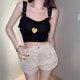 thumbnail image 2 of Txlixc - Mini camisola tejida de verano para mujer con correa para el hombro Txlixc Sexy, 2 of 7