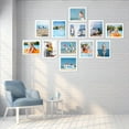 Walmart 8x10 White Picture Frame Set of 12, Woodgrain Design for Wall or Tabletop Display, Easy