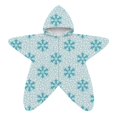 thumbnail image 5 of YunPes Baby Starfish Onesie Full-Zip Soft Plush Footie Jumpsuit Cartoon Graphic One Piece Infant Halloween Christmas Outfits Wearable Blanket, 5 of 5