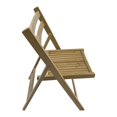 thumbnail image 6 of Wood Folding Special Event Chair, Set of 4, Wood Chairs, Vintage Folding Chair, Patio Chairs, for Balcony Dining Lawn Indoor Outdoor, Natural, 6 of 7