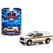 2020 Chevrolet Silverado Pickup Truck with Camper Shell White with Stripes "Narberth Ambulance Special Operations Narberth Pennsylvania" "First Resp