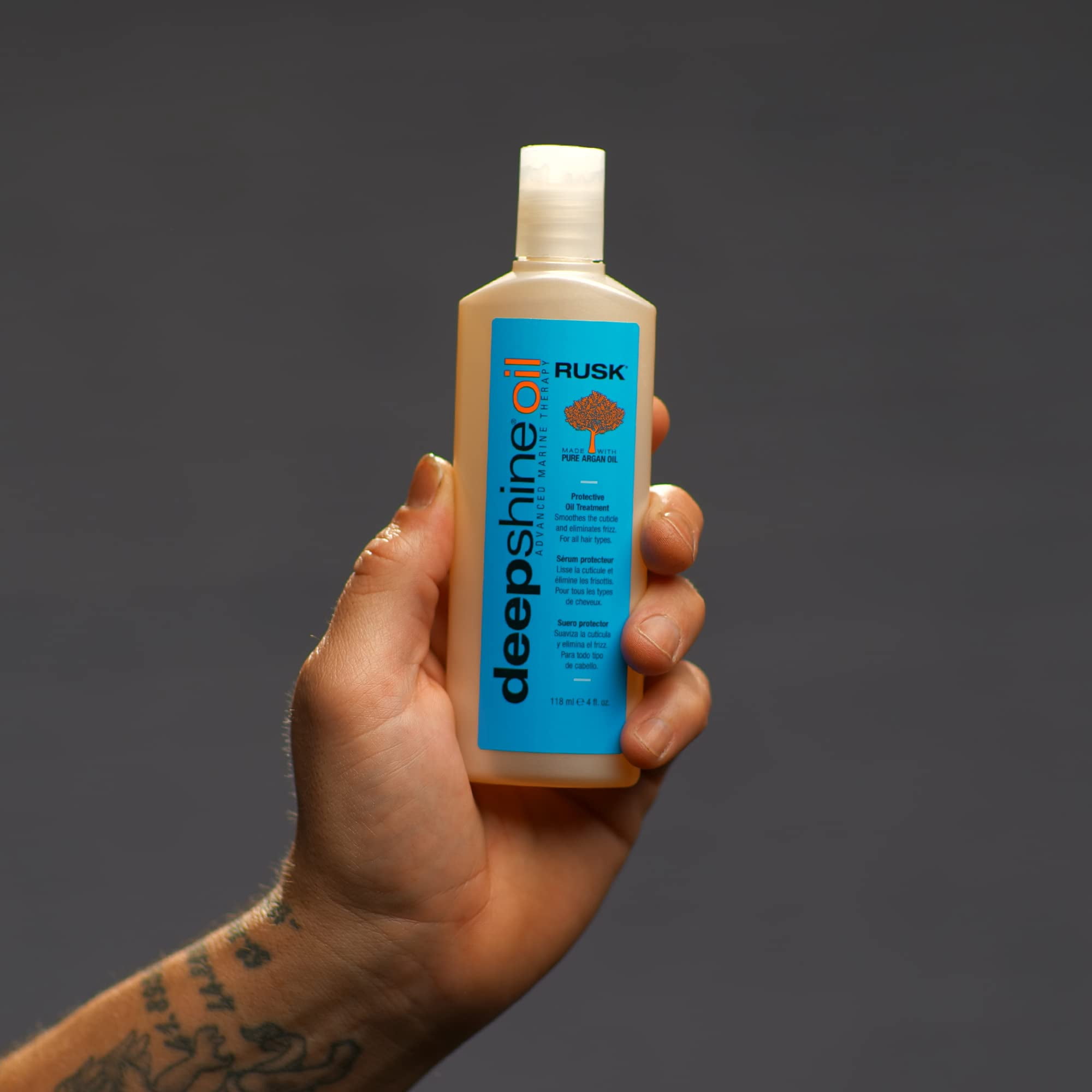 Deepshine Protective Oil Treatment, By Rusk - 4 Oz Treatment