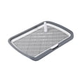 thumbnail image 5 of Dualoai Dog Potty Toilet Dog Training Potty, Pee Mesh Training Tray Potty Pan Indoor Pee Gray, 5 of 9