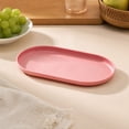 thumbnail image 5 of Bxaolu 1Pack Plastic Serving Tray for Party - Serving Tray 5.51x9.45 Inch- Rectangular Lightweight Dessert Tray for Food, 5 of 6