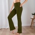 thumbnail image 2 of WAYUTE Women's Leggings High Waisted Activewear Tights with Button Pockets Breathable Comfort Stretchy Fit Workout S, 2 of 6