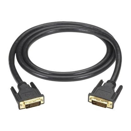 Black Box 6.5ft DVI-I Dual-Link Digital/Analog Video Cable Male/Male DVIIDL002M