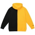 thumbnail image 3 of Men's Mitchell & Ness  Gold/Black Los Angeles Lakers Color Block 2.0 Fleece Full-Zip Hoodie, 3 of 4