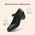 thumbnail image 5 of BURUDANI Women's Pumps Low Chunky Mary Jane Heels Closed Toe Comfortable Work Dress Shoes, 5 of 7