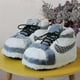 thumbnail image 3 of Sneakers-like Plush Slippers Creative Wrapping Fuzzy Warm Winter Indoor Drag Shoes Cotton Shoes, 3 of 5