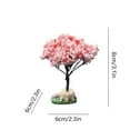 thumbnail image 3 of CxhicLuv Car Console Ornament, Auto Flower Decor, Simulation Flower Tree Cute Design, Car Interior Decorations, Interior Beautification for Car Enthusiasts, Decor Lovers, Pink, 3 of 6