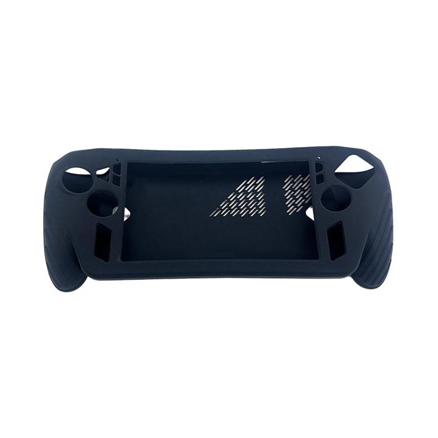 Soft Silicone Protective Case for Handheld Gaming Consoles, ROG ALLY X & Similar Devices, Shockproof Anti-Scratch Cover, Ergonomic Grip, Black