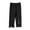 Black, variant on Odeerbi 1-7 Years Toddler Girls Rib Knit Leggings Lettuce Trim Stretchy Tights Capris Compression Pants Summer Casual Elastic Waistband Cropped Pantyhose
