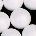thumbnail image 4 of 20 piezas de bolas de espuma de poliestireno blanco decoración navideña para manualidades de modelado de adornos navideños de bricolaje 4cm 5cm Macarena Modelado artesanal de espuma de bola, 4 of 8