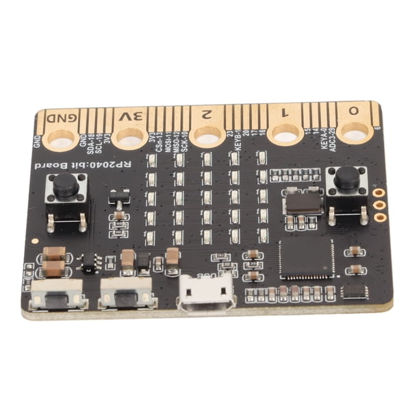 Placa De Desarrollo RP2040, Placa De Desarrollo De Micro Bits Con Luz LED Fácil Instalación W25Q16 16M Flash Amplia Aplicabilidad Para Juegos De Computadora