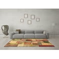 thumbnail image 3 of Ahgly Company Indoor Rectangle Patchwork Brown Transitional Area Rugs, 8' x 12', 3 of 4