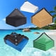 thumbnail image 1 of Vela de sombra solar exterior - Toldo rectangular 95% UV para patio, piscina y jardín - Tela verde HDPE de 200x300cm, 1 of 9