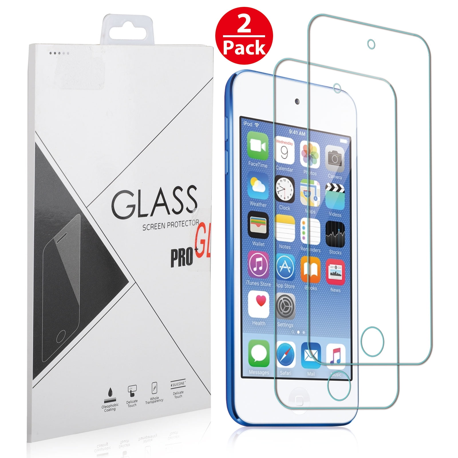 Premium HD Tempered Glass Screen Protector for iPad Mini Pro 9.7" iPod Touch 5 6 