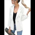 thumbnail image 3 of Chaqueta Blazer para Mujer, Informal, de Negocios, con Frente Abierto, Solapa, Elegante Abrigo con Bolsillos XL, 3 of 9
