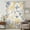 Multicolor, variant on Yellow Blue Flowers Sheer Curtains 108" Extra Long, Watercolor Botanical Floral Plants Light Filering Curtains, Privacy Drapes Simi Floor to Veiling Curtain for Living Room Large Window Treatment