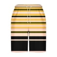 thumbnail image 3 of Pantalones Cortos de Cintura Elástica para Hombre con Bolsillos Pantalones de Playa de Impresión de Moda Casual para Hombres, Tela de Poliéster para Uso Diario Al Aire Libre de Primavera Y Verano, 3 of 5