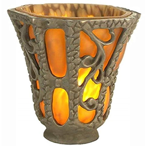 Meyda Lighting Ivy Lantern Shade, Amber - 21249