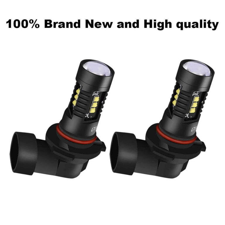 Chusyyray H10 LED Fog Light Bulbs – 6000K Super Bright 30W Pair, Fits 9145/9140/9005 & More