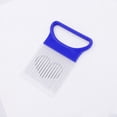 thumbnail image 6 of ROSENICE 1Pcs Manual Potato Slicing Tool and Onion Holder Blue for Home Users and Cooks in the Kitchen, 6 of 8