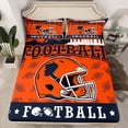 thumbnail image 2 of jejeloiu Rugby Game Sport Bed Sheets,Boys Ball Game King Sheets For Teens 4pcs, 2 of 7