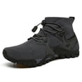 thumbnail image 1 of Zapatos De Vadeo Zapatos descalzos para hombre, malla transpirable, cómodos para senderismo, ciclismo (46 gris), 1 of 3