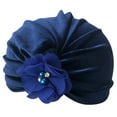 thumbnail image 4 of serony Bonnet Indien en Velours Perlé pour Bébé Filles Garçons Automne Hiver Chaud, 4 of 6
