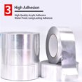 thumbnail image 4 of APT, Ruban en Papier D\'aluminium, Ruban Anti-Poussière CVC Robuste pour Scellement, Isolation, Réparation et Plus d'Application, 2 Pouces x 165 Pieds, 3 Rouleaux/paquet, 4 of 8