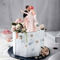 thumbnail image 3 of Wedding Cake Topper Bride and Groom, Couple Statue Figures for Valentines Day, 3 of 9