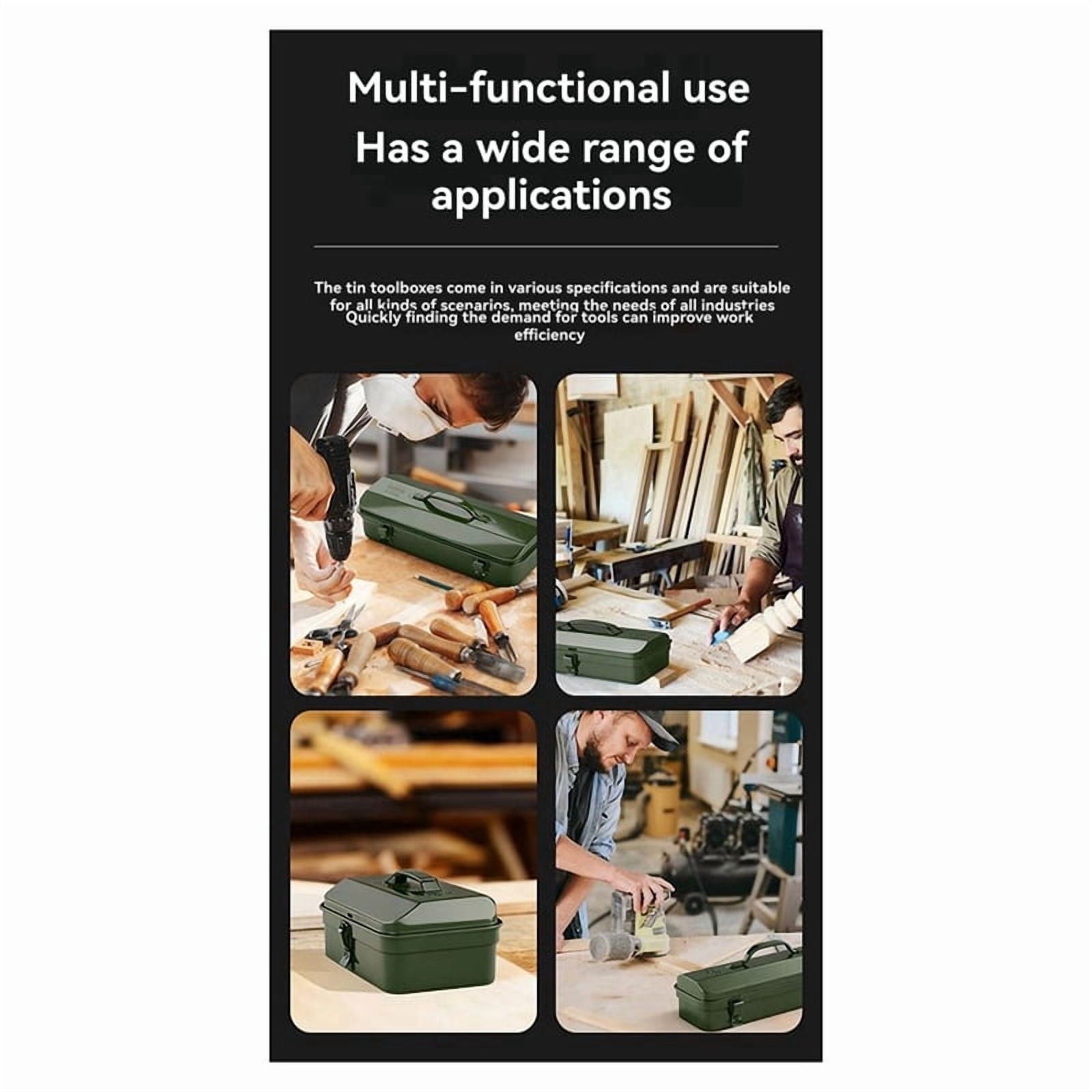 Multifunctional Hardware Toolbox Home Toolbox Large Capacity Industrial Grade Electrician'S Special Portable Metal Box