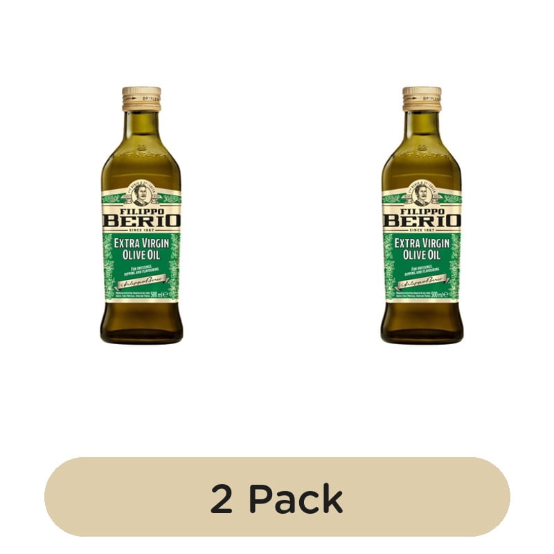 Filippo Berio Extra Virgin Olive Oil 500ml, British Import (Pack of 2)