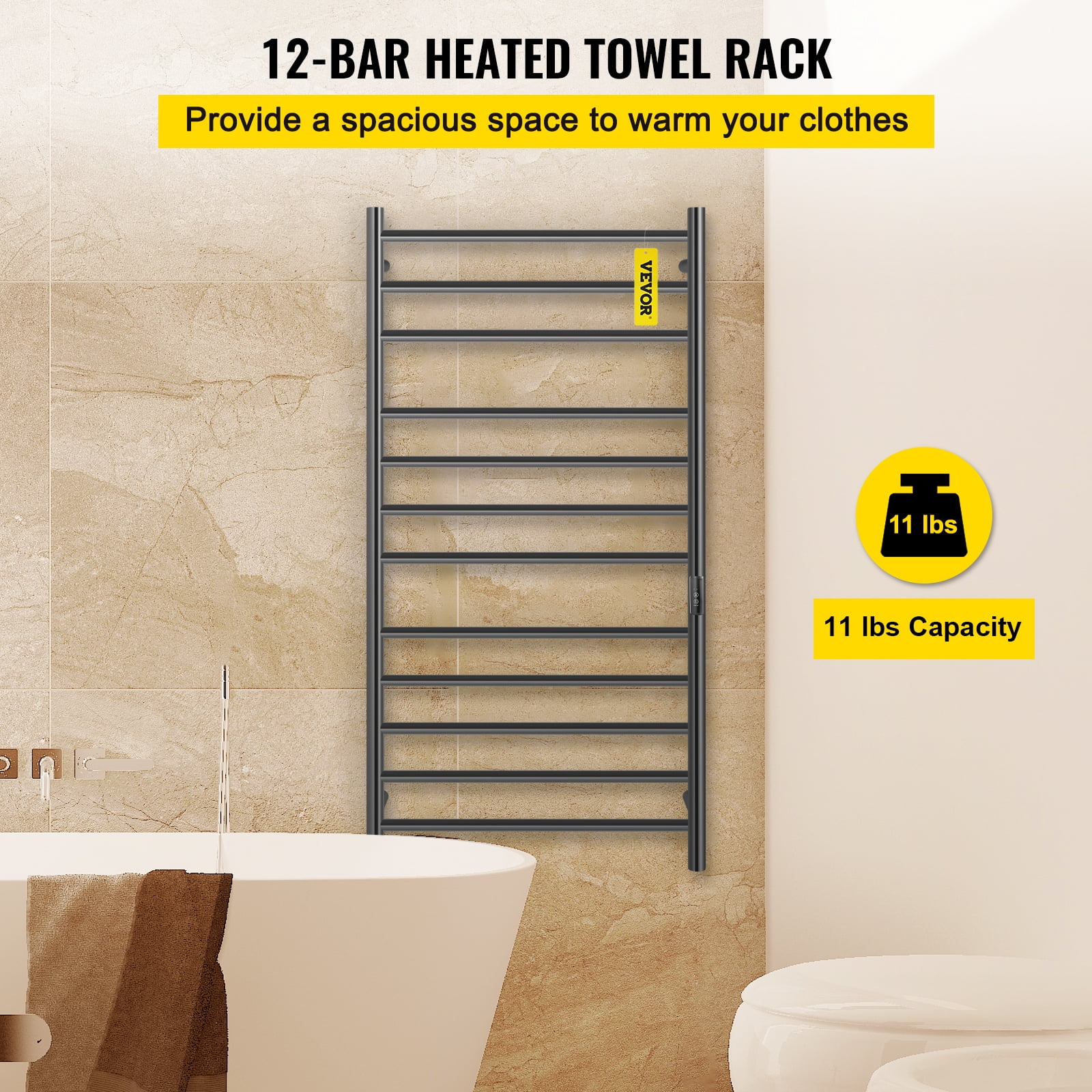 Plug in heated towel rack new arrivals
