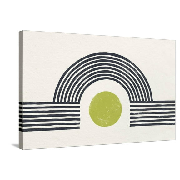 Art.com Rainbow Bridge II Stretched Canvas Print Wall Art by Moira Hershey, 36" x 24"