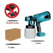 800ML Electric Spray Gun Handheld Cordless High Power Electric Paint Sprayer Spray Gun Spraying For 18V Battery