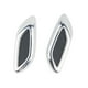 thumbnail image 5 of Guardabarros de salida de aire, accesorios adhesivos decorativos, decorativos, profesionales, decoración, premium, de instalar, cubierta lateral Plata 2 piezas Soledad Guardabarros de salida de aire, 5 of 6