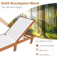 thumbnail image 4 of Costway Chaise Longue de Patio avec Dossier Réglable à 5 Positions et Tissu à Séchage Rapide, 4 of 7