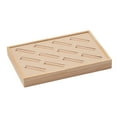 thumbnail image 1 of relayinert Wood Impact-resistant Jewelry Display Tray Wide Application Non-toxic Odorless Exquisite Craft Beige 1Set, 1 of 6