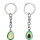 thumbnail image 1 of Avocado Keychain 2pcs Alloy Fruit Charm Pendant Cute Accessories Keyring, 1 of 5