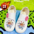thumbnail image 1 of Sanrioed-zapatos de lona gruesa My Melody Cinnamoroll Kuromi para niños, calzado informal de suela suave Kawaii, cómodos, color blanco, regalo para niños, 1 of 5