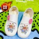 thumbnail image 1 of Sanrioed-zapatos de lona gruesa My Melody Cinnamoroll Kuromi para niños, calzado informal de suela suave Kawaii, cómodos, color blanco, regalo para niños, 1 of 5